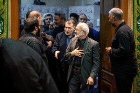 مسعود ده‌نمکی در مراسم یادبود احمد توکلی - تهران