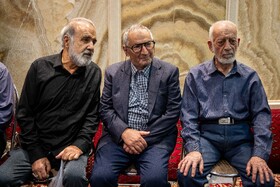 صادق زیباکلام در مراسم یادبود احمد توکلی - تهران
