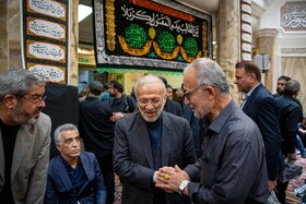منوچهر متکی در مراسم یادبود احمد توکلی - تهران