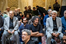 جواد موگویی در مراسم یادبود احمد توکلی - تهران