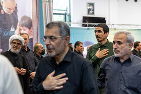مراسم چهلمین روز شهادت سپهبد حسین سلامی