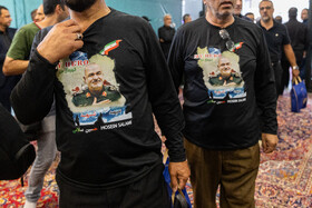 مراسم چهلمین روز شهادت سپهبد حسین سلامی
