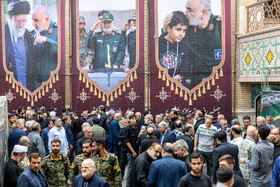 مراسم چهلمین روز شهادت سپهبد حسین سلامی