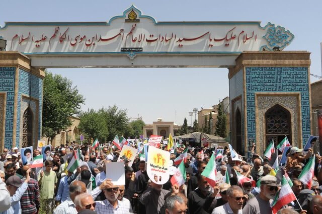 فریاد محکومیت نسل‌کشی در نوار غزه در ۷۵ نقطه فارس طنین‌انداز شد