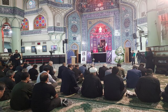 مراسم چهلم شهید طهرانچی و همسرش در حرم حضرت عبدالعظیم (ع) آغاز شد