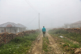 روستای «اِسپِرِز» سوادکوه بر فراز ابرها