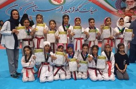 درخشش دختران تکواندوکار جیرفتی در مسابقات قهرمانی استان کرمان
