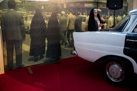 نمایشگاه تاکسیرانی در حاشیه مراسم رونمایی از تاکسی برخط شهرزاد