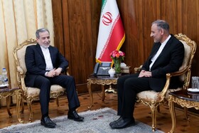 دیدار رئیس جدید نمایندگی ایران در اردن با عراقچی