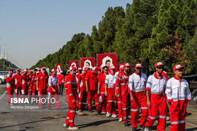 خدمت‌رسانی ۷۰ هزار امدادگر هلال احمر در مراسم اربعین