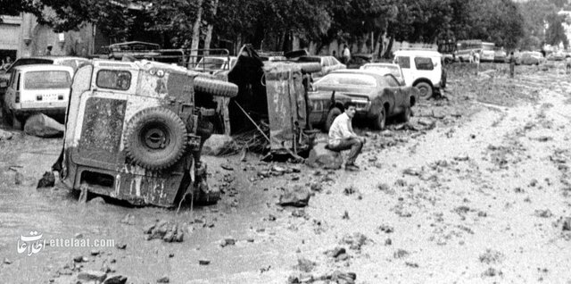 عکسهای منتشرنشده از بزرگترین سیل تاریخ تهران را ببینید!