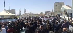 تشییع پیکر ۶ شهید حمله تروریستی در زاهدان