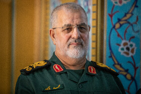 محمد پاکپور، فرمانده کل سپاه پاسداران در مراسم بزرگداشت ۵۱ شهید اقتدار نیروی زمینی سپاه پاسداران