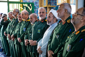 محمد پاکپور، فرمانده کل سپاه پاسداران در مراسم بزرگداشت ۵۱ شهید اقتدار نیروی زمینی سپاه پاسداران