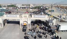 تردد بیش از ۳۳۸ هزار زائر از مرز بین‌المللی مهران در ماه محرم