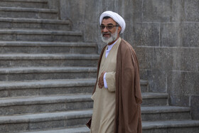 حجت الاسلام و المسلمین عبدالحسین خسرو پناه، دبیر شورای عالی انقلاب فرهنگی در حاشیه جلسه هیات دولت - ۵ مرداد