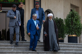 مجید انصاری، معاون حقوقی رئیس‌جمهور در حاشیه جلسه هیات دولت - ۵ مرداد