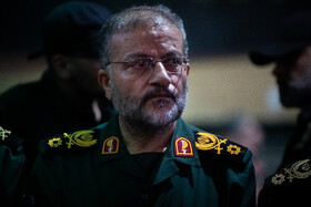 سردار غلامحسین سلیمانی، رئیس سازمان بسیج در مراسم یادبود سردار شهید غلامحسین غیب‌پرور
