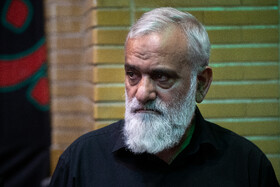 سردار محمدرضا نقدی در مراسم یادبود سردار شهید غلامحسین غیب‌پرور