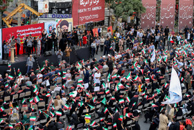 مراسم بزرگداشت روز ایثار و مقاومت اراک و چهلمین روز شهدای اقتدار
