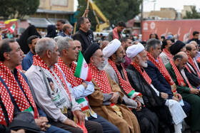 مراسم بزرگداشت روز ایثار و مقاومت اراک و چهلمین روز شهدای اقتدار