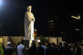 آیین رونمایی از مجسمه سیدصدق وصفا-کرمان