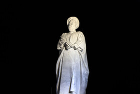 آیین رونمایی از مجسمه سیدصدق وصفا-کرمان