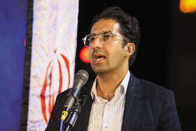 سخنرانی علی رحیمی‌راد،شهردارمنطقه ۲درآیین رونمایی از مجسمه سیدصدق وصفا-کرمان