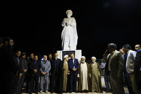 آیین رونمایی از مجسمه سیدصدق وصفا-کرمان