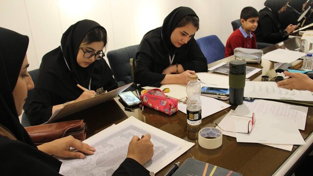 هنرمندان در برج آزادی «ایرانِ حسین» را روایت کردند + عکس