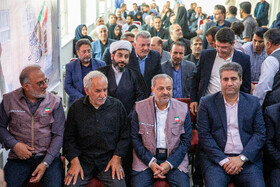  علیرضا کاظمی، وزیر آموزش و پرورش در آیین افتتاحیه طرح شهید عجمیان