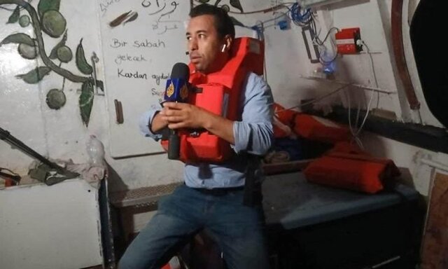 اخراج خبرنگار مراکشی از تل‌آویو پس از توقیف کشتی «حنظله»