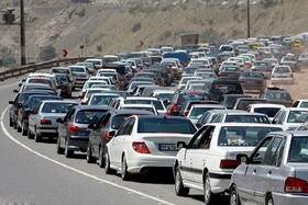 ترافیک سنگین در چالوس و آزادراه تهران-شمال/ ممنوعیت تردد از مرزن‌آباد به سمت تهران از ساعت ۱۱