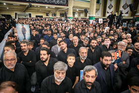 مراسم چهلم شهدای جنگ اخیر با حضور رهبر انقلاب