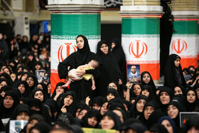 مراسم چهلم شهدای جنگ اخیر با حضور رهبر انقلاب