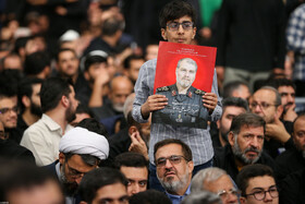 مراسم چهلم شهدای جنگ اخیر با حضور رهبر انقلاب