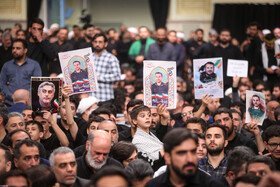 مراسم چهلم شهدای جنگ اخیر با حضور رهبر انقلاب
