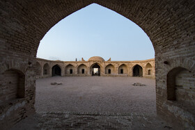 کاروانسرای روستای قاسم آباد . شهرستان بجستان