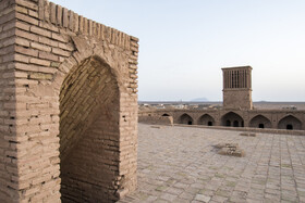 کاروانسرای روستای قاسم آباد . شهرستان بجستان