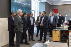 بازدید محمد صادق خیاطیان، رییس صندوق نوآوری و شکوفایی از کارخانجات مپنا