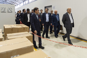 بازدید محمد صادق خیاطیان، رییس صندوق نوآوری و شکوفایی از کارخانجات مپنا