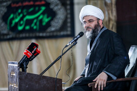 سخنرانی حجت الاسلام قمی در مراسم سالگرد شهادت اسماعیل هنیه و چهلم سردار ایزدی