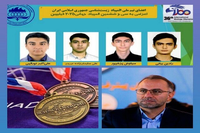 تبریک رئیس سازمان بسیج علمی به دانش‌آموزان مدال‌آور المپیاد جهانی