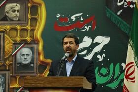 سخنرانی دکتر ملانوری در مراسم بزرگداشت اربعین شهدای اقتدار استان همدان