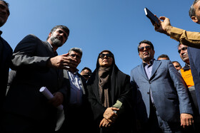 دومین روز سفر فرزانه صادق، وزیر راه و شهرسازی به کرمان