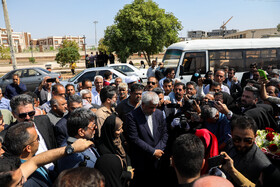 دومین روز سفر فرزانه صادق، وزیر راه و شهرسازی به کرمان