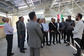افتتاح اولین پارکینگ خورشیدی استان در برق منطقه‌ای یزد