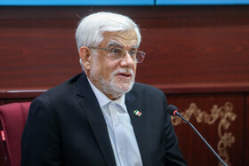 محمدرضا عارف، معاون اول رییس جمهور در آیین رونمایی از طرح ملی آمایش سرزمینی ورزش کشور