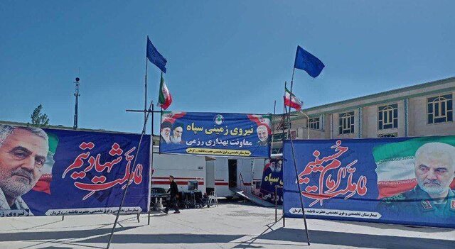 آغاز کار بیمارستان سیار ۶۴ تختخوابی سپاه در زاهدان