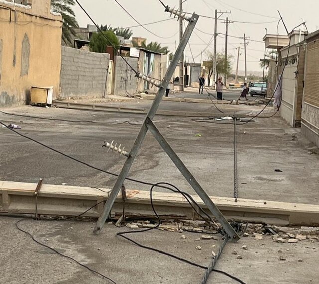 خسارت ۳۵۰ میلیارد ریالی طوفان در لامرد 